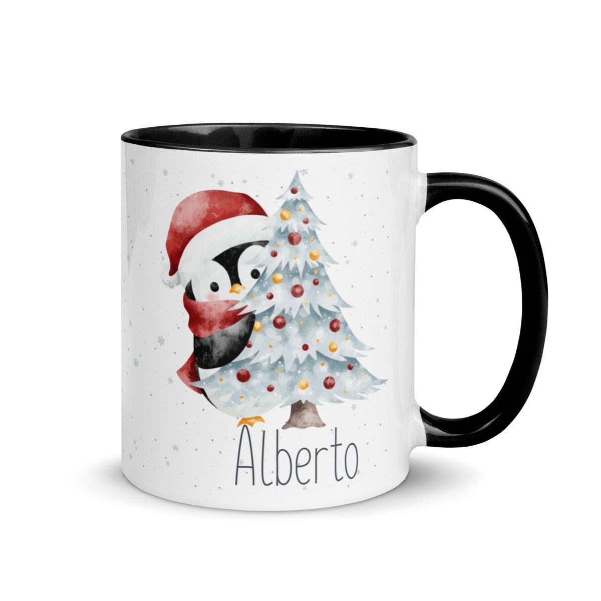 Taza Navidad Personalizada Arbol Pingu Nanetes - Nanetes